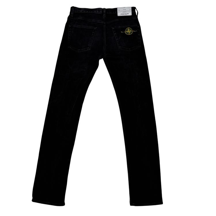 Stone Island Compass badge Jeans Black Trousers