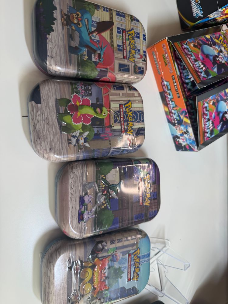 Pokemon luomious city mini Tins