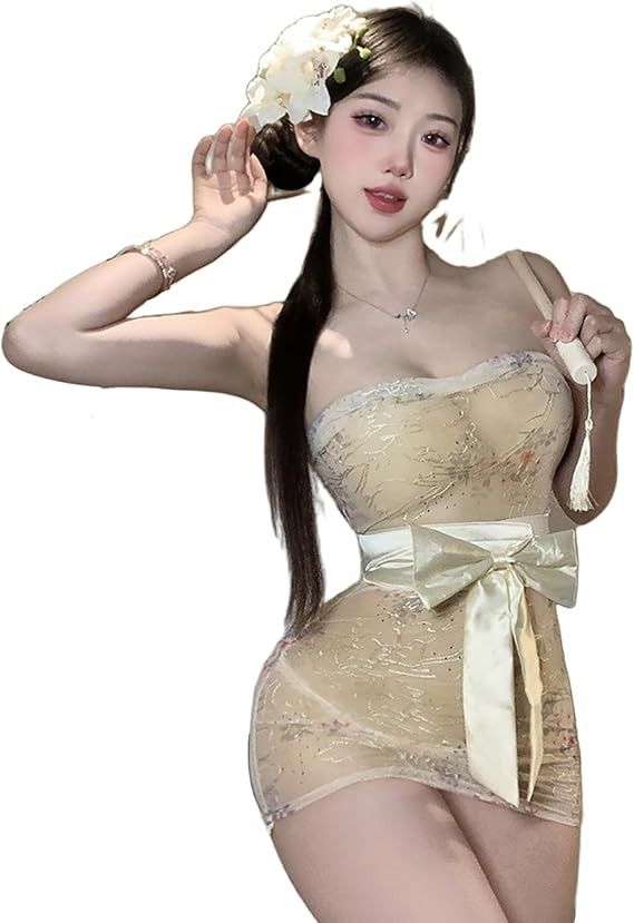 Strapless Mini Dress With Bow image 6