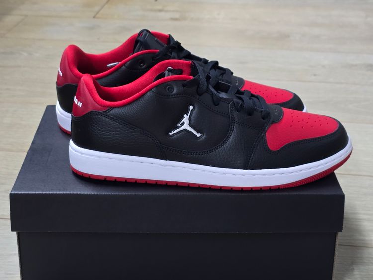 Jordan Jordan Court Connect Low Sneakers Jordan Court Connect Low black/red Lace-Up Low Top Men's UK 10, 11 Box IQ5698-003🔥 product image