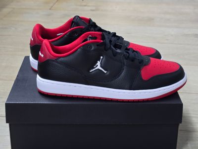 Jordan Court Connect Low Sneakers Jordan Court Connect Low black/red Lace-Up Low Top Men's UK 10, 11 Box IQ5698-003🔥