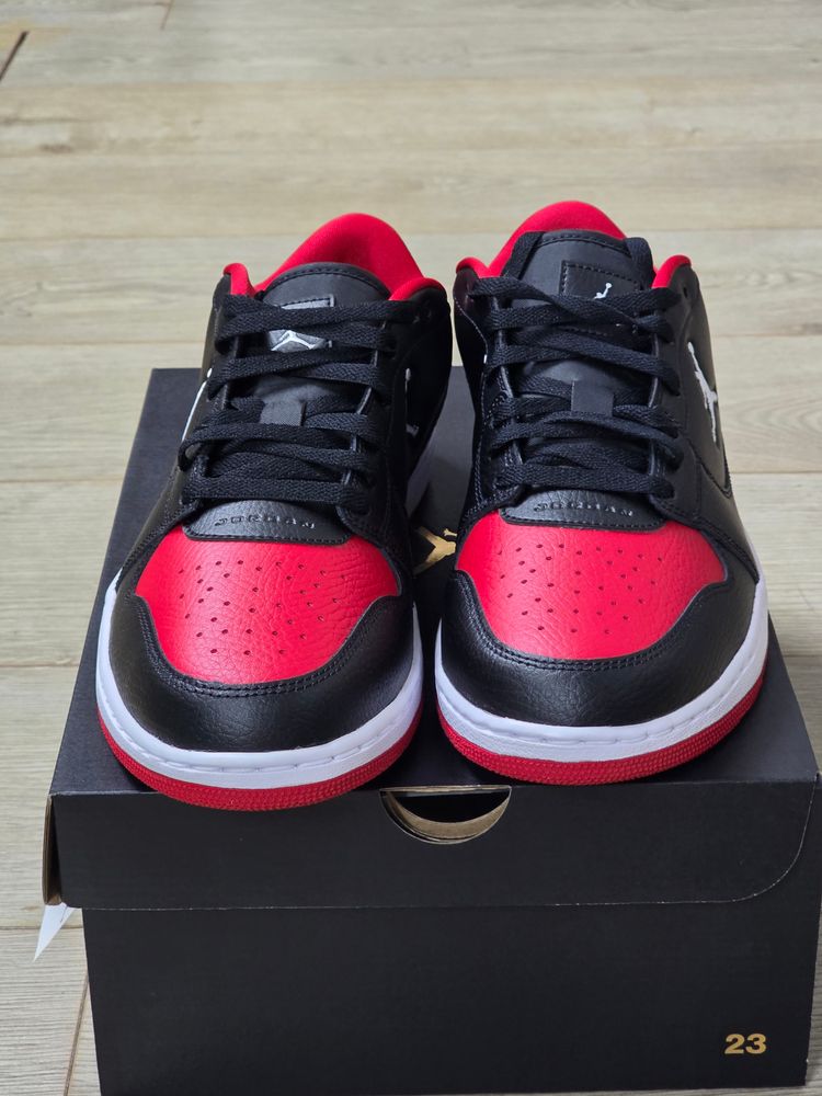 Jordan Court Connect Low Sneakers Jordan Court Connect Low black/red Lace-Up Low Top Men's UK 10, 11 Box IQ5698-003🔥 image 3