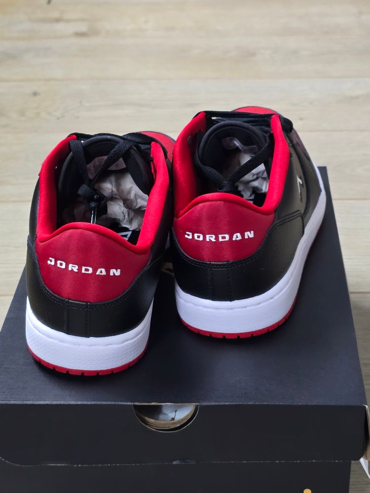 Jordan Court Connect Low Sneakers Jordan Court Connect Low black/red Lace-Up Low Top Men's UK 10, 11 Box IQ5698-003🔥 image 4