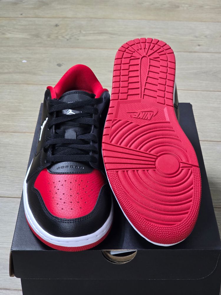Jordan Court Connect Low Sneakers Jordan Court Connect Low black/red Lace-Up Low Top Men's UK 10, 11 Box IQ5698-003🔥 image 5