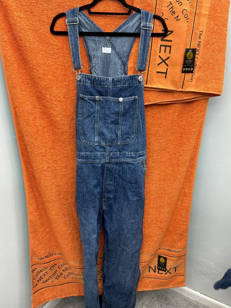 Black Denim Dungarees imagen 5