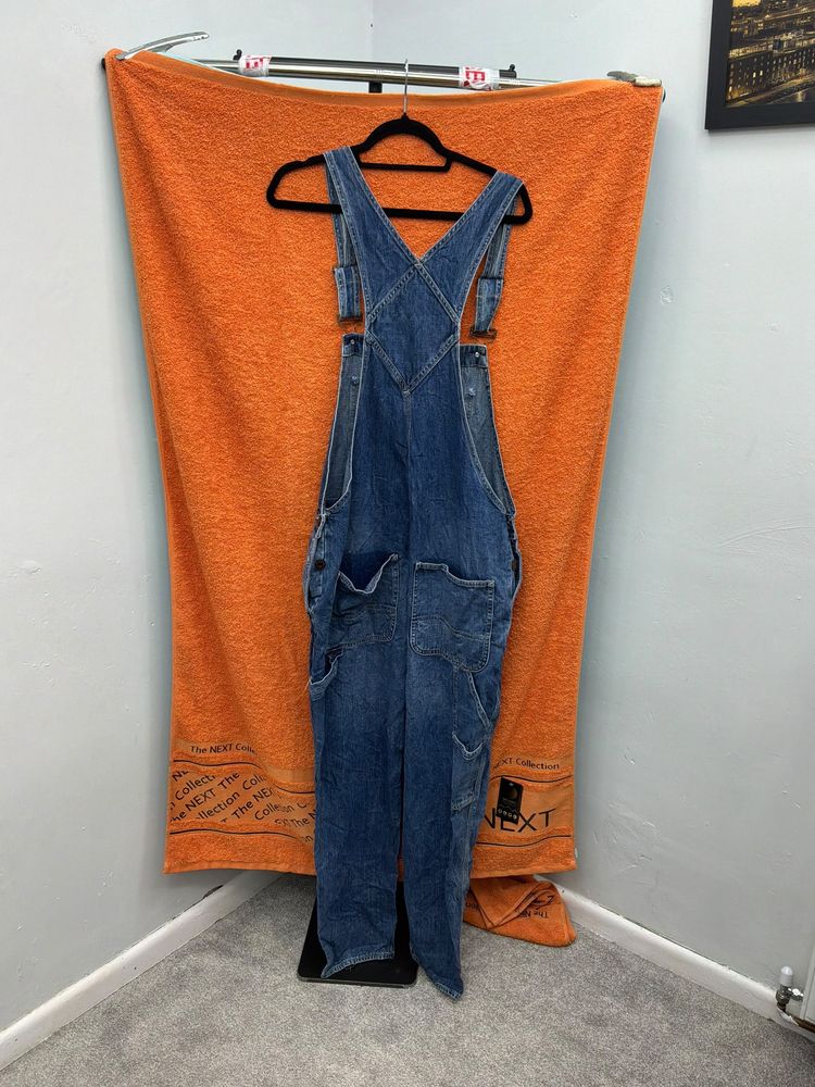 Black Denim Dungarees imagen 6