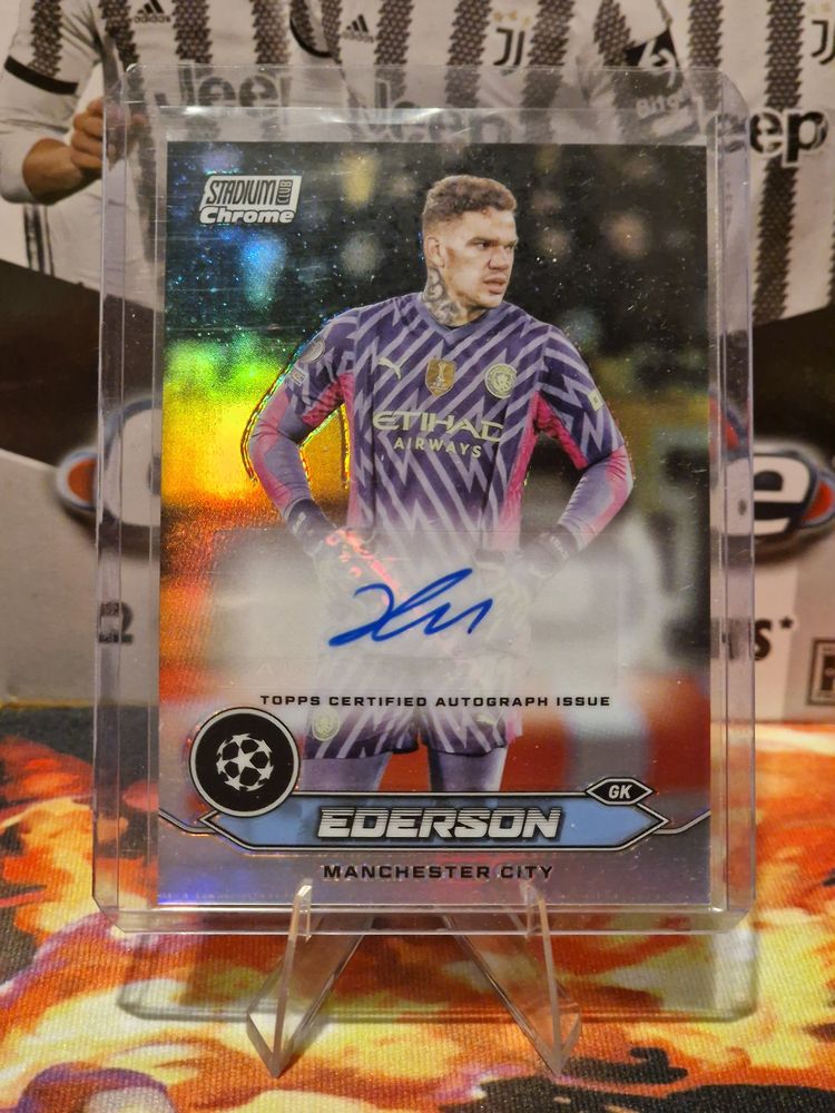 Topps Topps Stadium Chrome Ederson Autograph Card Manchester City product image