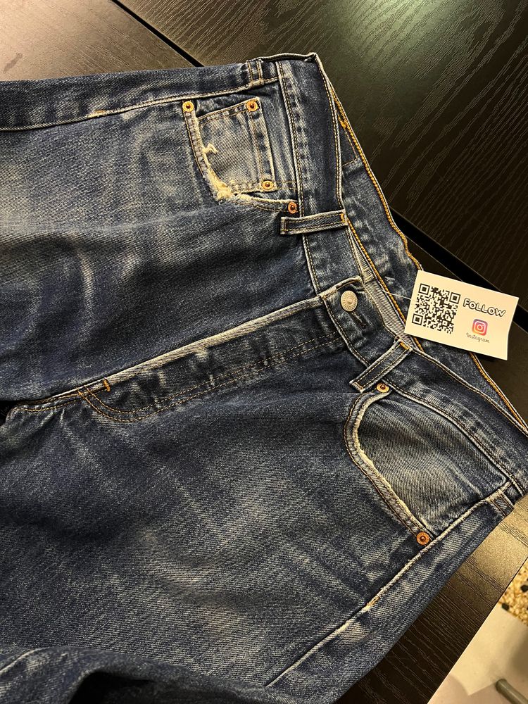 Immagine di Levi'S 501 Blue Denim Jeans anni 90 4