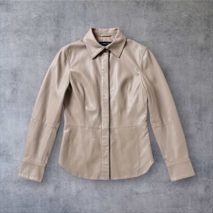 Other Beige Leather Long Sleeve Shirt product image