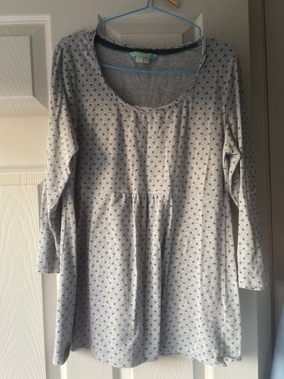 Boden Grey Long Sleeve Dress