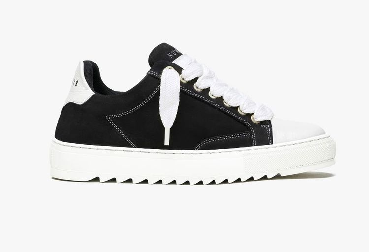 Nudie Jeans Black And White Sneakers