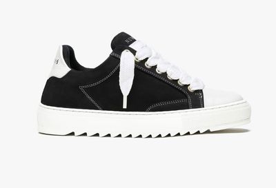 Nudie Jeans Black And White Sneakers