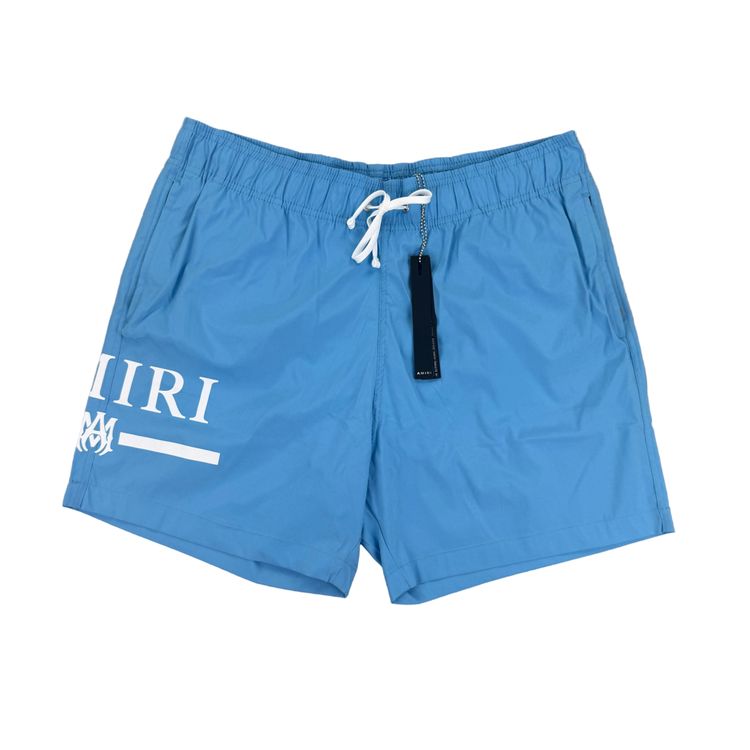 Amiri Amiri Men’s Baby Blue Swim Shorts product image