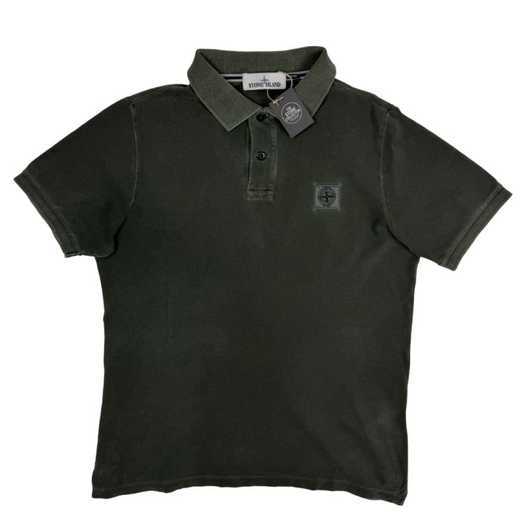 Polo Stone Island Verde oscuro manga corta - talla M image 1