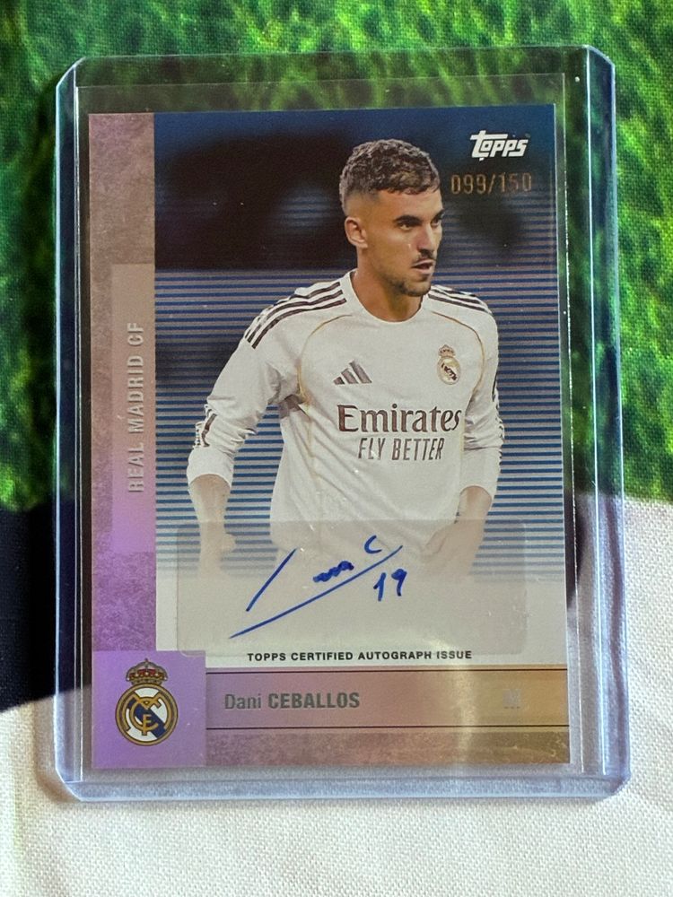 Topps Topps Real Madrid Dani Ceballos /150 Autographed Trading Card product image