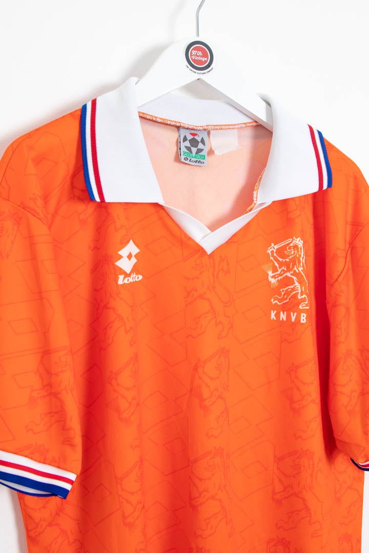 1992-94 Netherlands Home Lotto Football Shirt (M) obraz 4