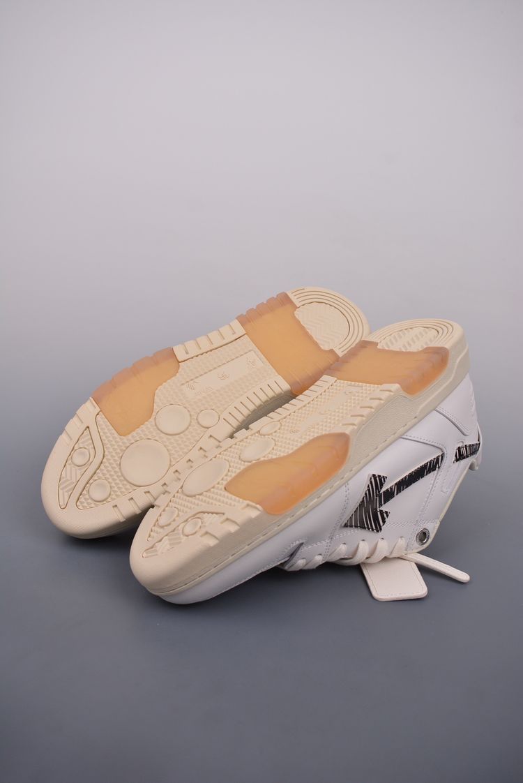 Off-White White Sneakers With Black Arrow Logo image 9
