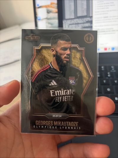 Georges Mikautadze Olympique Lyonnais Football Trading Card