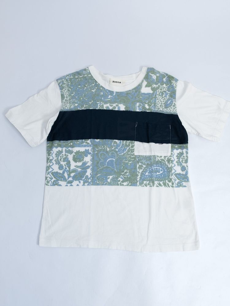 ZUCCA FLORAL PATCHWORK T-SHIRT