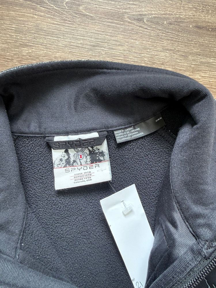 Dark Grey Spyder Fleece Quarter Zip (M) image 5