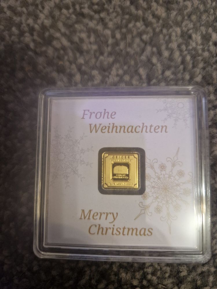 1g 24k Gold geiger Square 