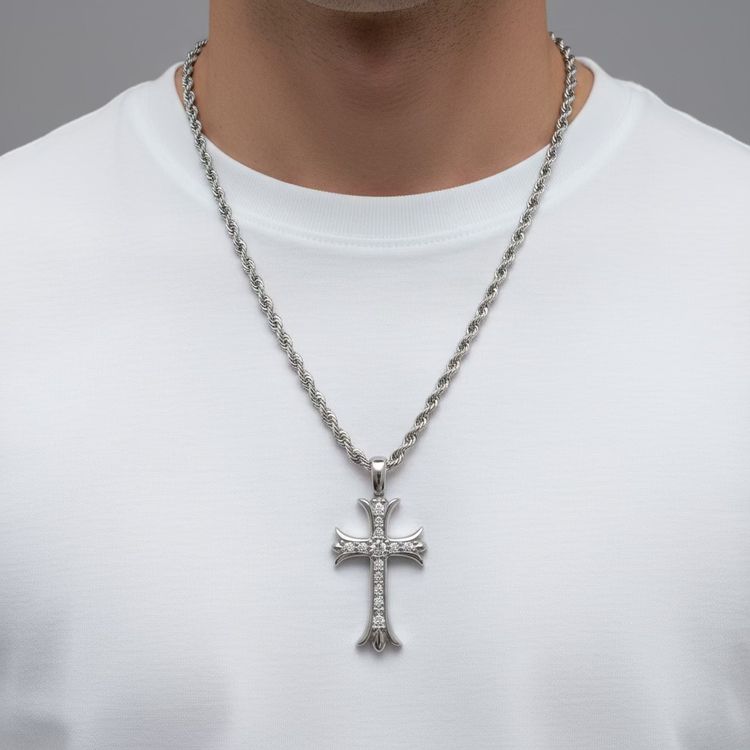 Collana Con Croce Elegante 2