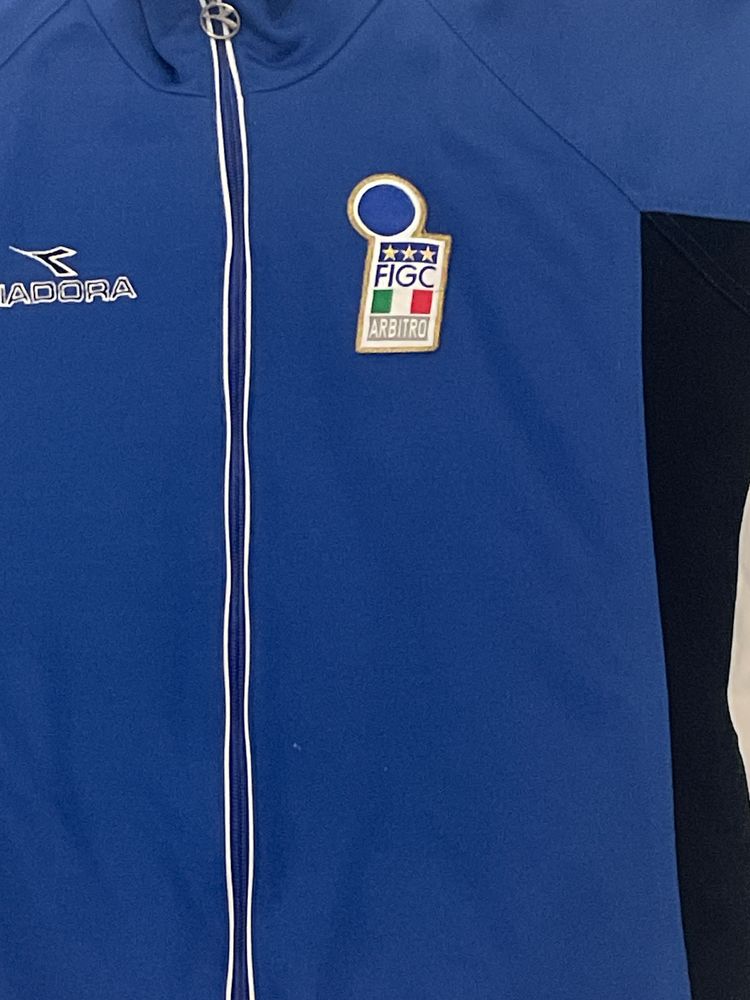 Blue And White Zip-Up Jacket image 2