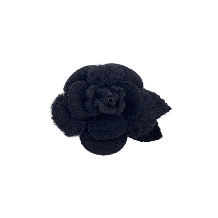 Chanel Vintage Cloth Brooch Camelia obraz 1