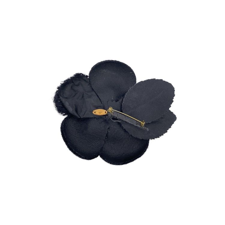 Chanel Vintage Cloth Brooch Camelia obraz 4