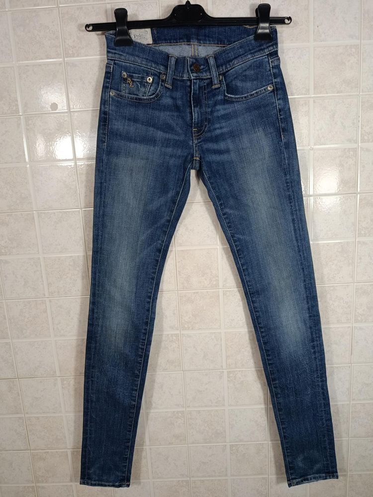 Polo Ralph Lauren Blue Denim Skinny Jeans image 3