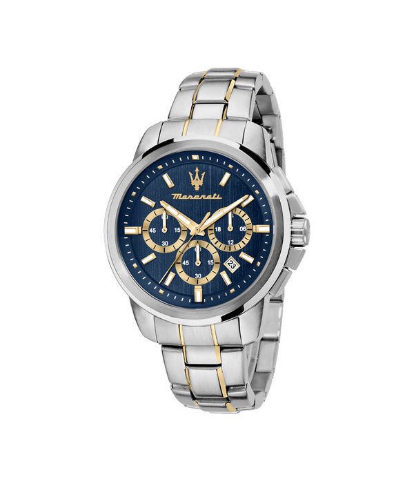 Immagine di Maserati Successo Chronograph Stainless Steel Blue Dial Quartz R8873621016 Men's Watch 1