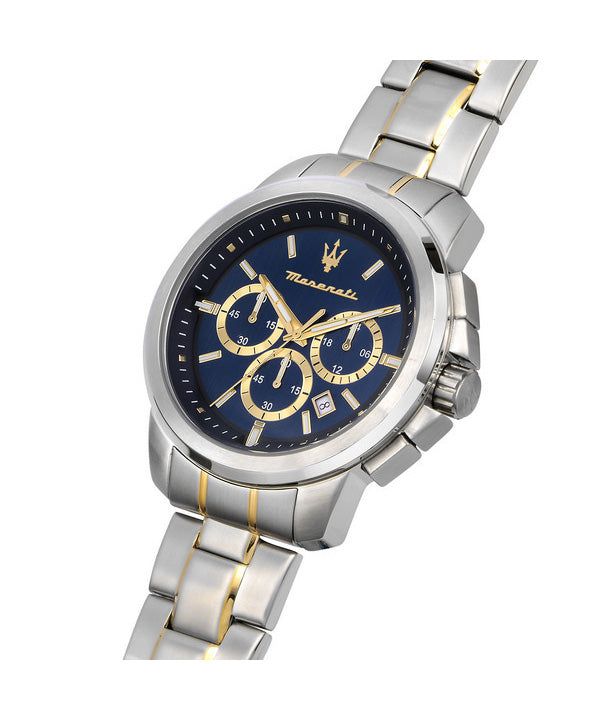 Immagine di Maserati Successo Chronograph Stainless Steel Blue Dial Quartz R8873621016 Men's Watch 5