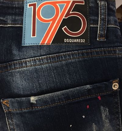 Dsquared2 Distressed Blue Jeans