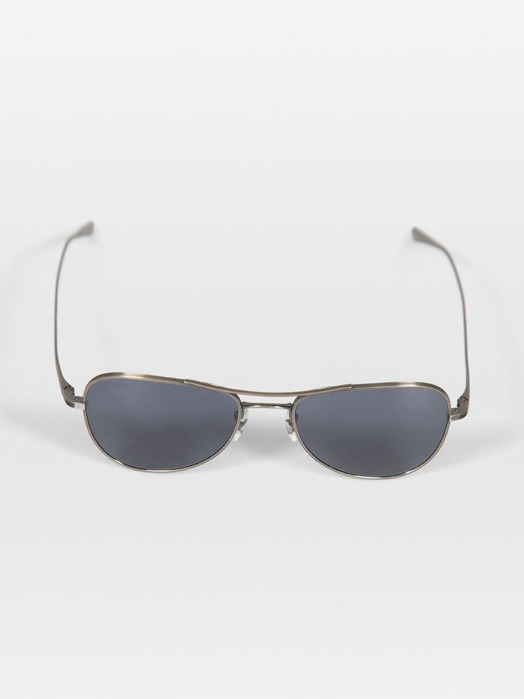 The Row x Oliver Peoples Black Tinted Aviator Sunglasses