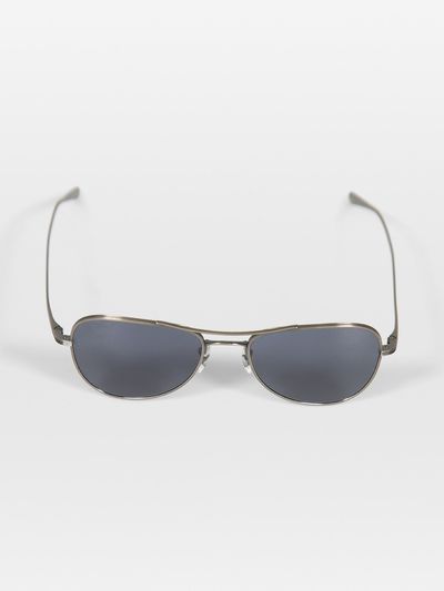 The Row x Oliver Peoples Black Tinted Aviator Sunglasses