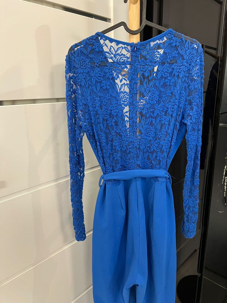 Other Blue Lace Long Sleeve Dress product image