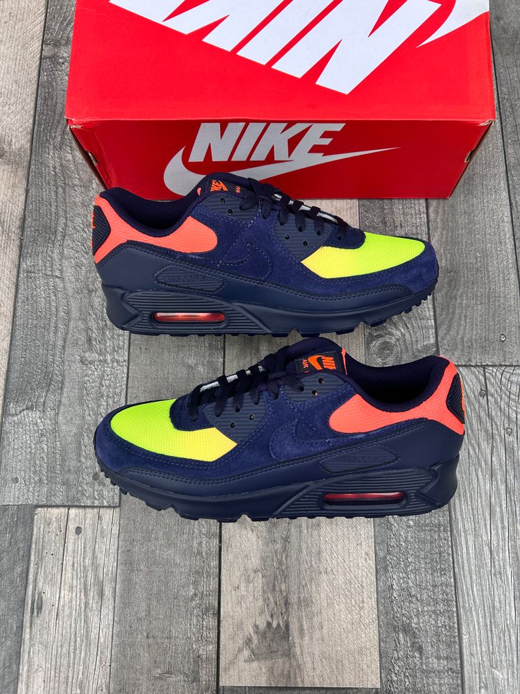 Nike Air Max 90 Trainers - ‘Lemon Venom’ - Size UK 8.5 (ASIA EXCLUSIVE)
