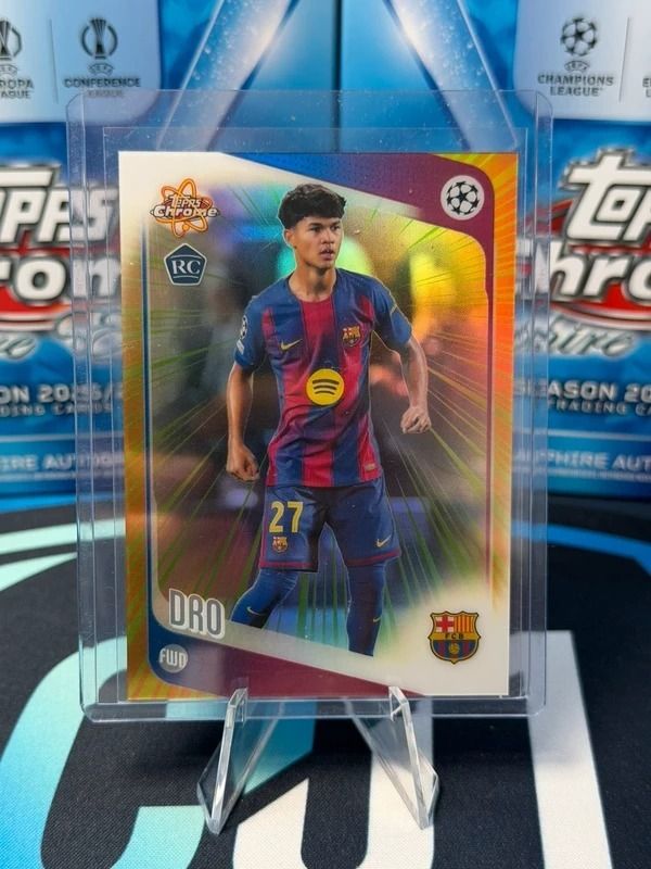 Topps Dro Radiating Rookie SSP Topps Chrome 25/26 product image