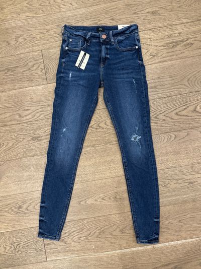 River Island Women'S Blue Skinny Jeans