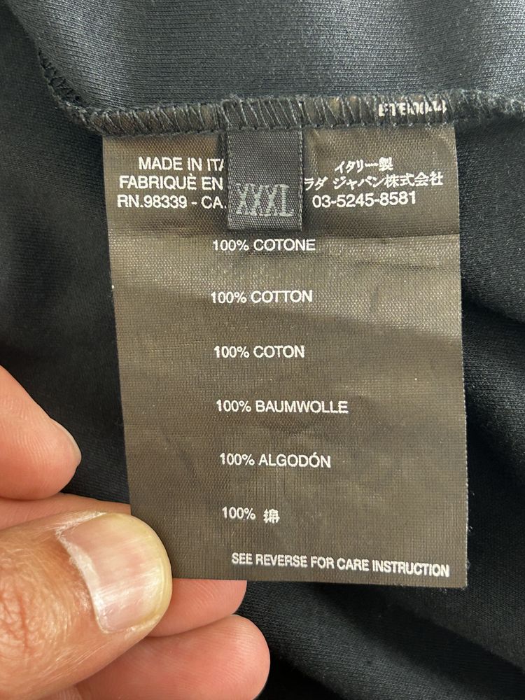 PRADA BLACK JERSEY ZIP UP CARDIGAN 2
