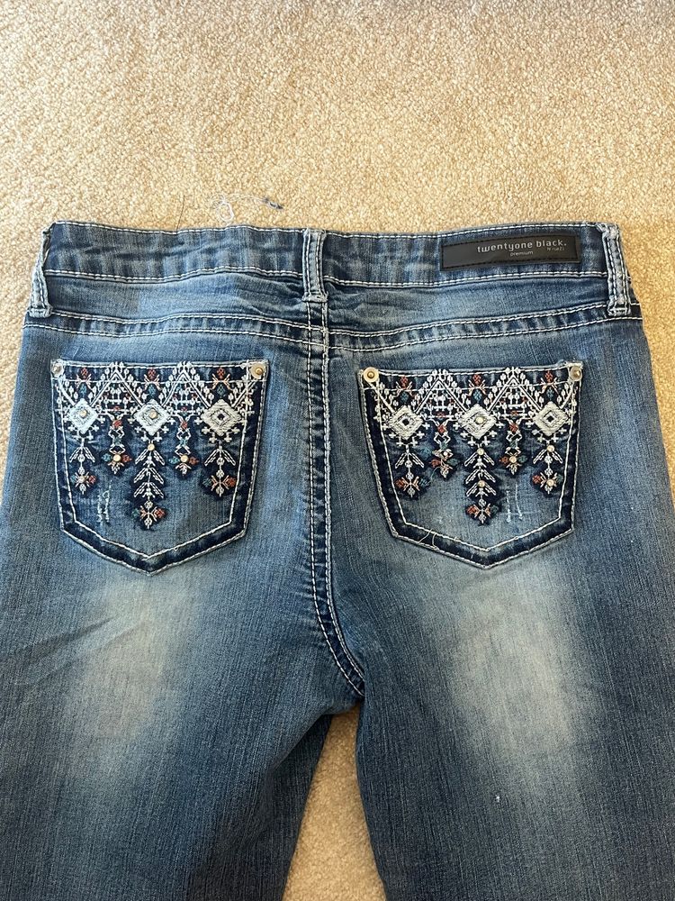 2000s y2k vintage denim flared bootcut jean 5