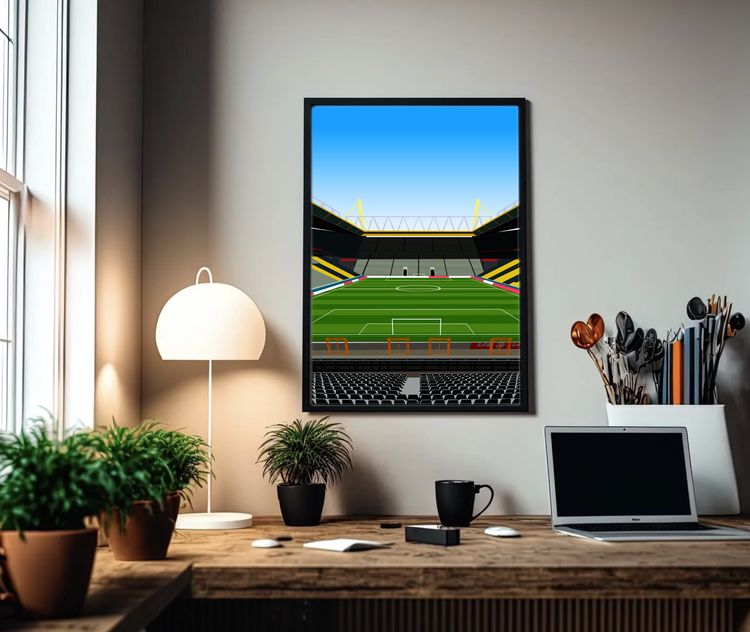 Signal Iduna Park A3 Print image 3