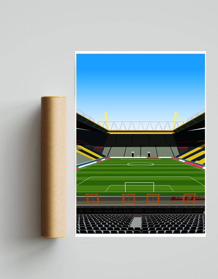 Signal Iduna Park A3 Print image 1