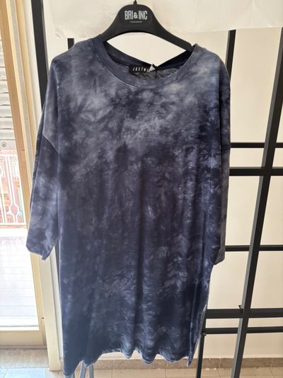 Tie-Dye Long Sleeve Dress
