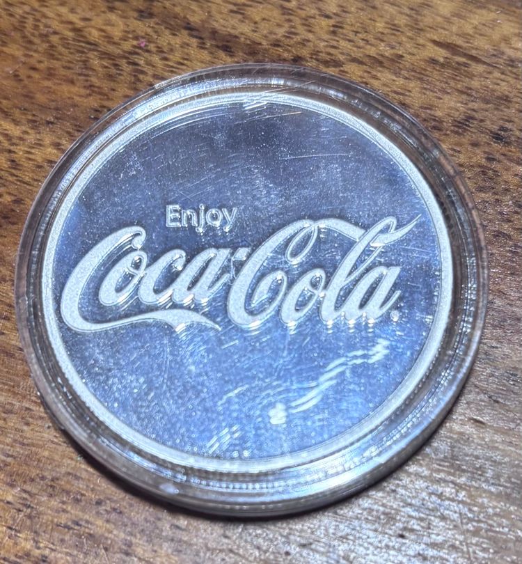 Coca-Cola Collectible 1oz Silver Coin