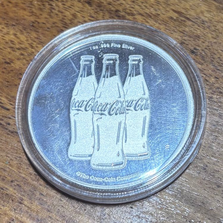Coca-Cola Collectible 1oz Silver Coin 2