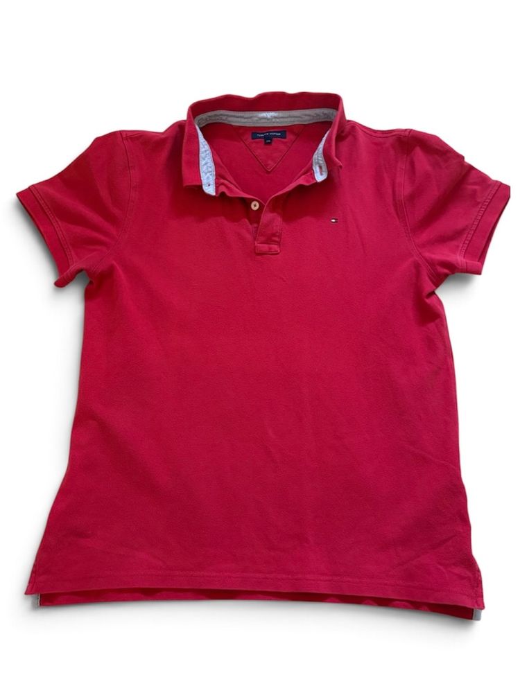 Tommy Hilfiger Red Polo Shirt image 1
