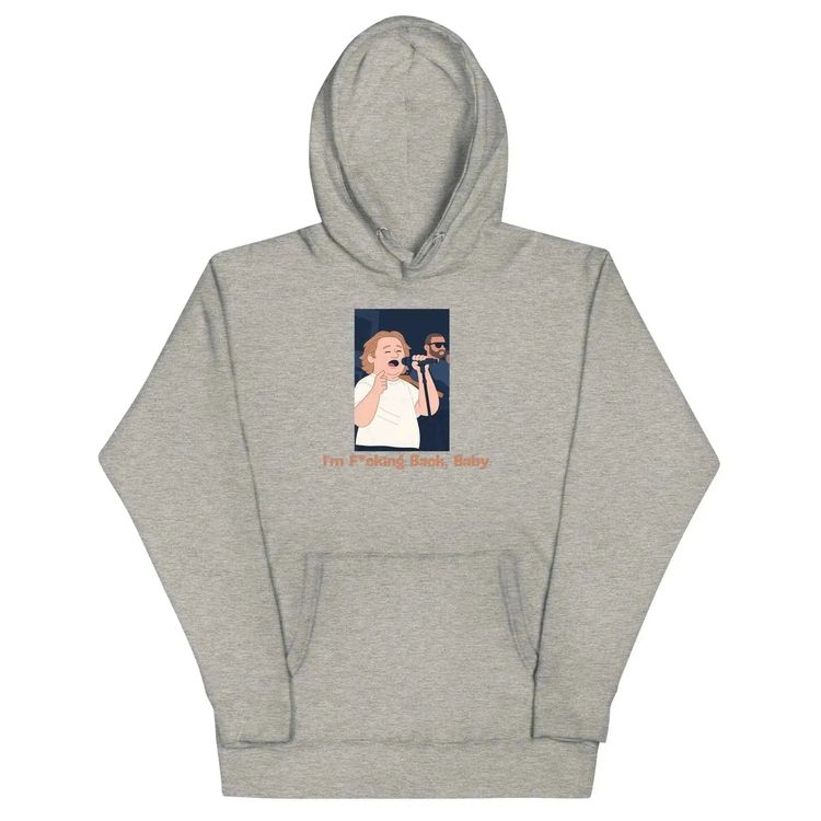 Immagine di Lewis Capaldi I'm Back Unisex White Graphic Artist Fan Gift Hoodie 3