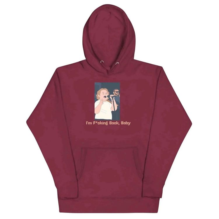 Immagine di Lewis Capaldi I'm Back Unisex White Graphic Artist Fan Gift Hoodie 5