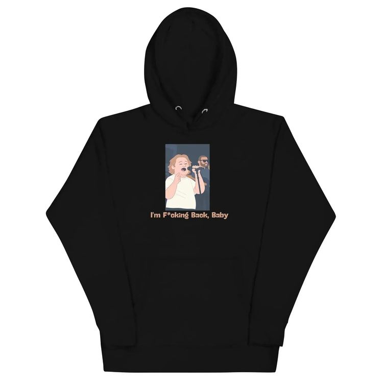Immagine di Lewis Capaldi I'm Back Unisex White Graphic Artist Fan Gift Hoodie 2